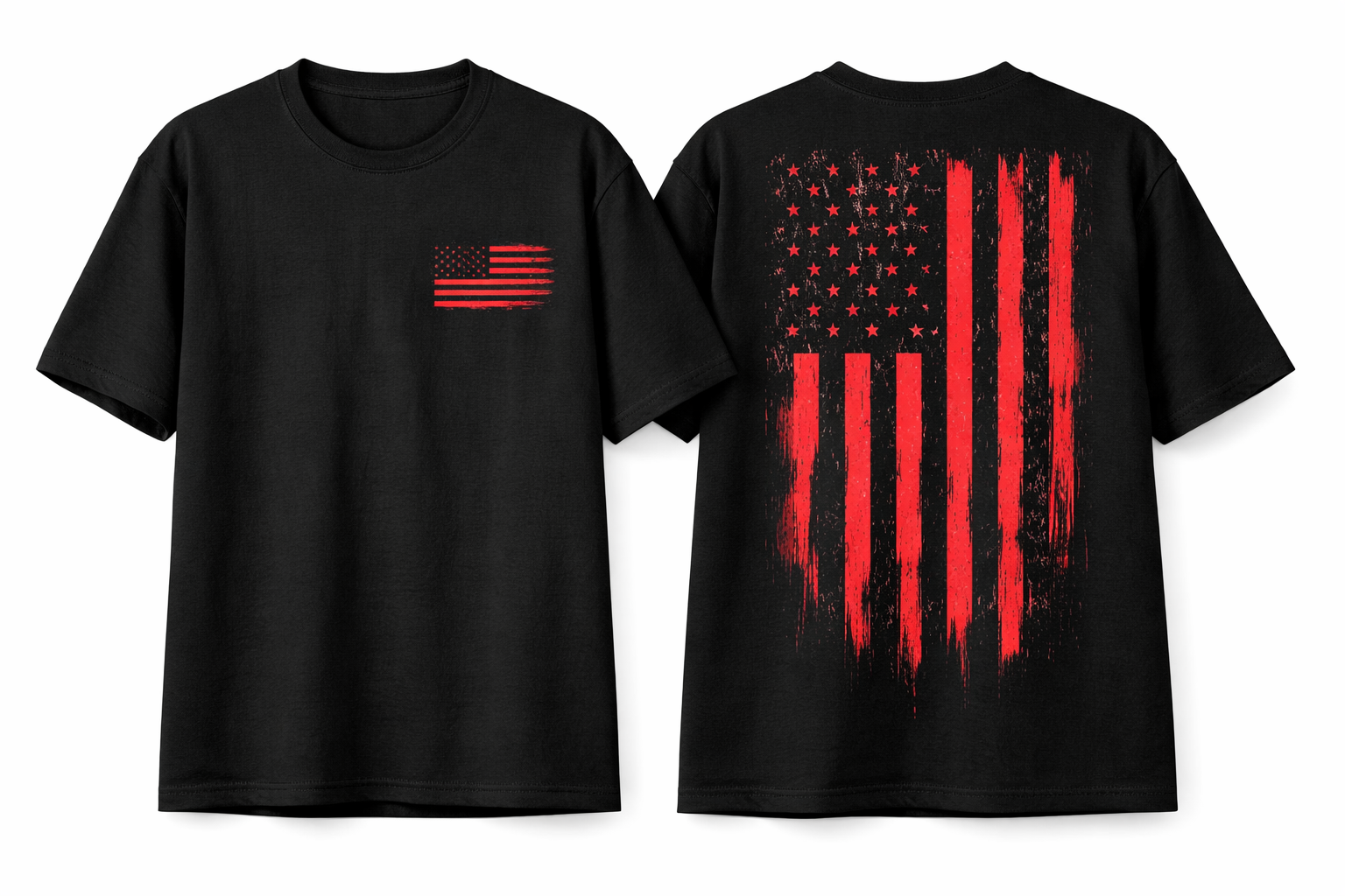American Flag theme shirt
